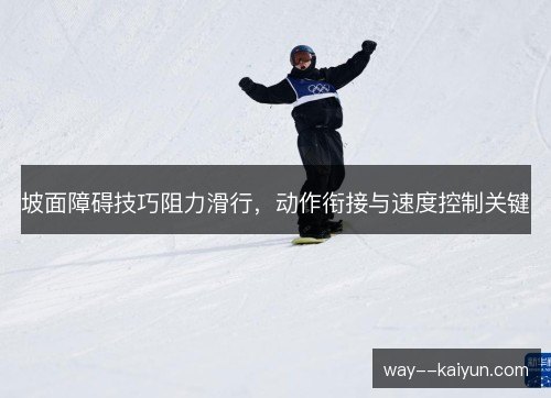 坡面障碍技巧阻力滑行，动作衔接与速度控制关键